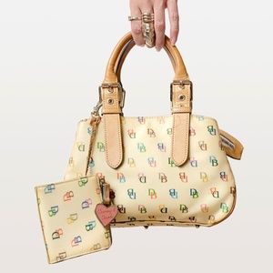 RARE ⭑* Dooney & Bourke ⭑* Leather Monogram Handbag